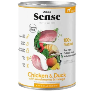 sense alimento hÚmedo lata sabor pollo y pato 380g para perro
