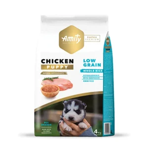 amity super premium cachorro pollo 4 kg