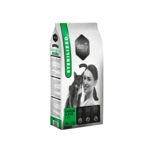 amity premium pollo y arroz gato adulto 1,5 kg