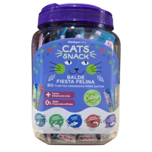 cat snack balde cremoso para gatos 50 un