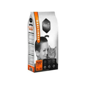 amity premium salmÓn y arroz gato adulto 1,5 kg