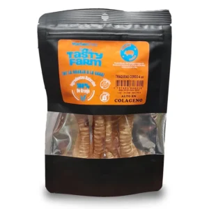 tasty farm tráqueas de cerdo snack para perro 5 unidades