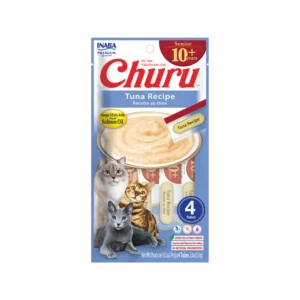 churu para gatos senior (+10) sabor salmÓn 14gr x 4 tubos