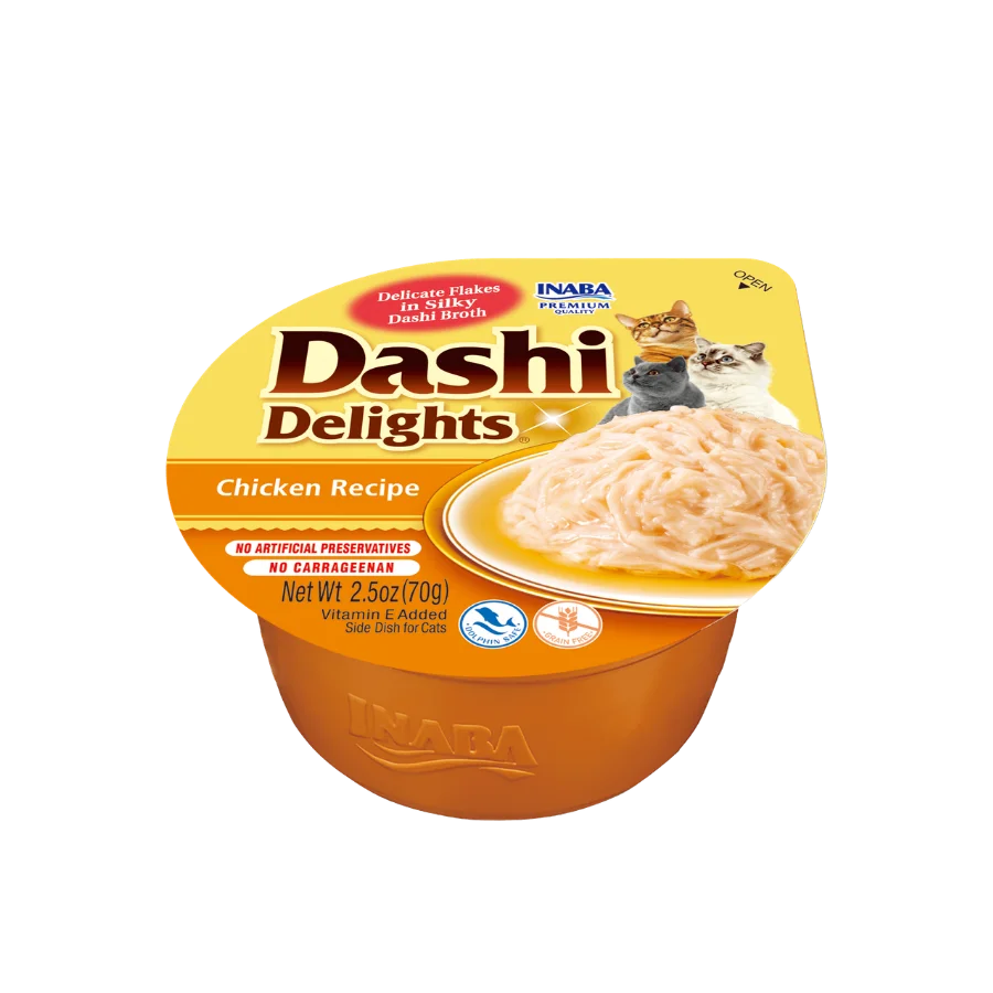 inaba dashi snack para gatos sabor pollo 70gr inaba dashi snack para gatos sabor pollo 70gr