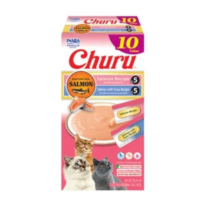 churu para gatos sabor salmÓn y salmÓn con atÚn 14gr x 10 tubos
