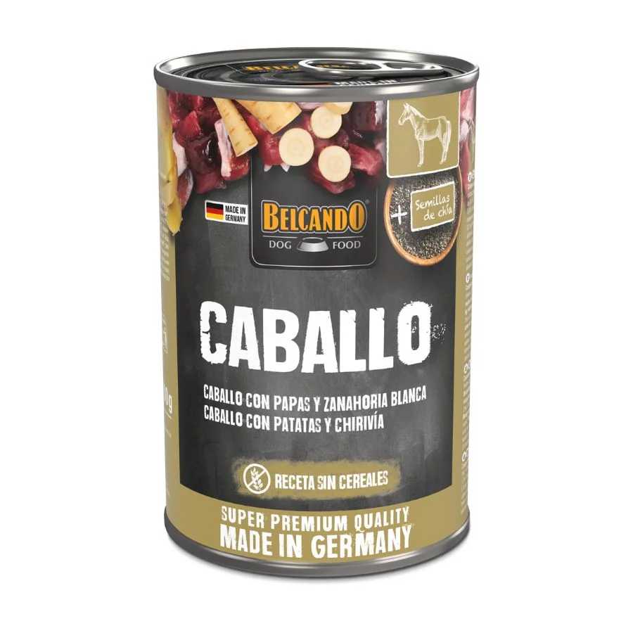 belcando alimento hÚmedo para perros sabor caballo lata de 400gr belcando alimento hÚmedo para perros sabor caballo lata de 400gr