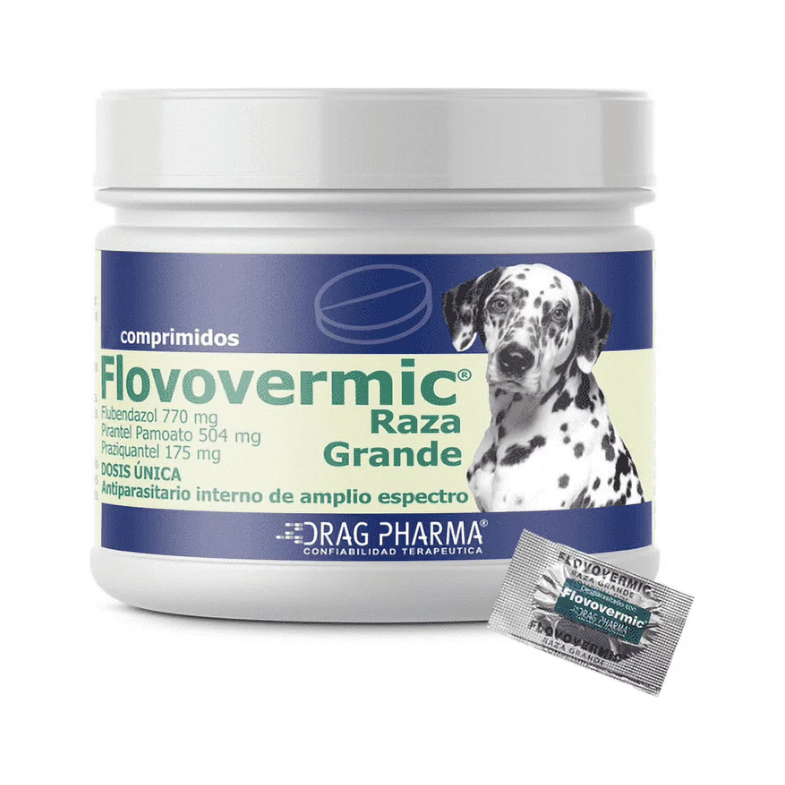 comprimido flovovermic antiparasitario interno para raza grande comprimido flovovermic antiparasitario interno para raza grande