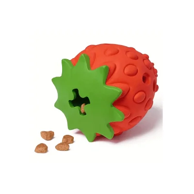 warrior juguete interactivo de goma forma de frutilla warrior juguete interactivo de goma forma de frutilla