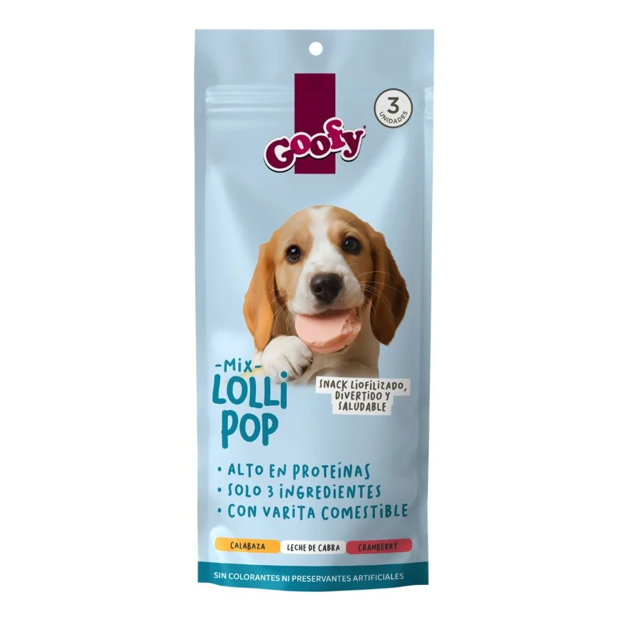 goofy snack para perros lollipop mix x3 goofy snack para perros lollipop mix x3